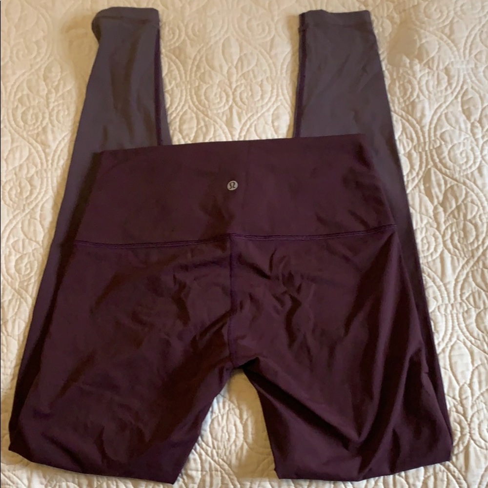 Lululemon Purple Ombré Leggings luxtreme 10